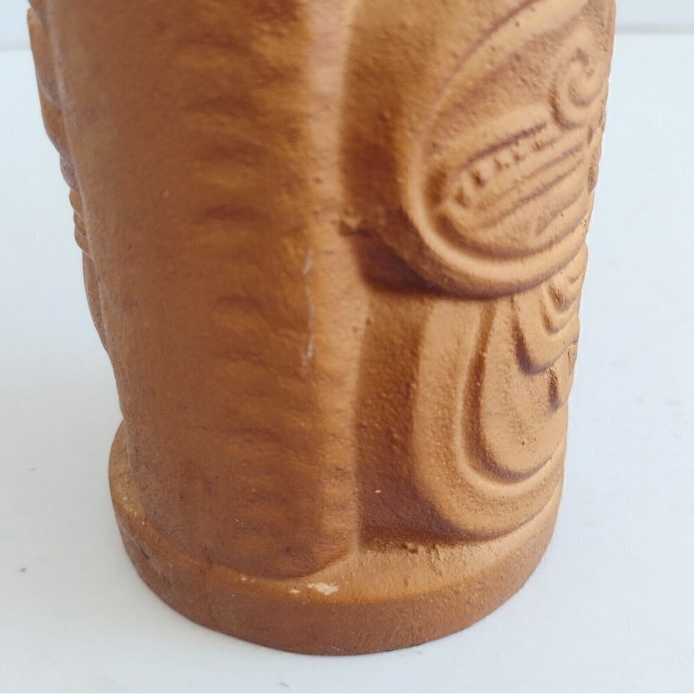 Vintage Ceramic Pottery Tiki Mug Cup Mendez Ruiz Aztec God Guatemala - Picture 8 of 11